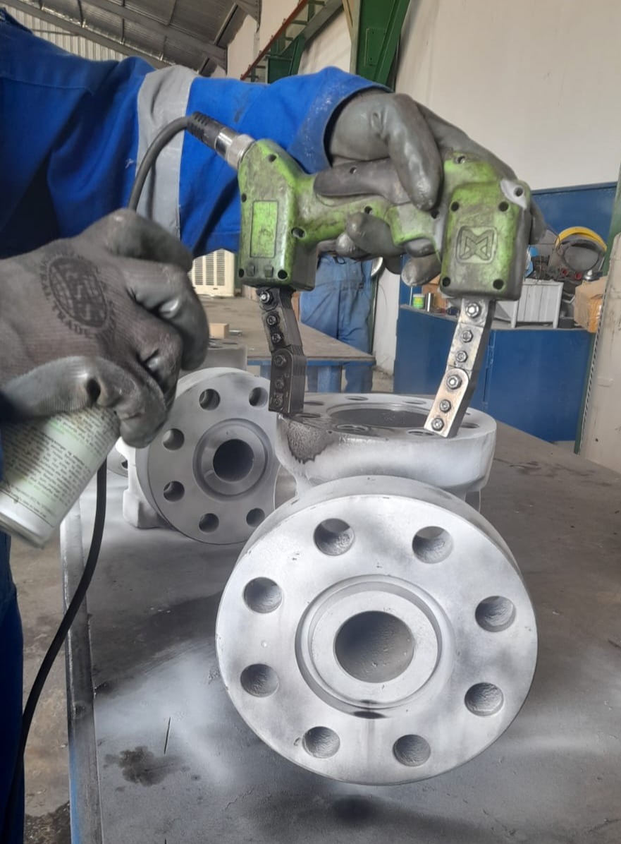 No 8 AC Yoke MPI Inspection